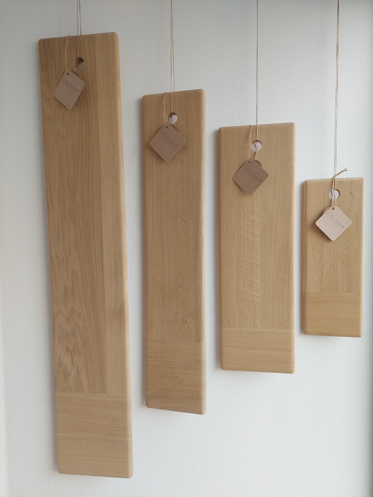 Planche à découper rectangulaire allongée